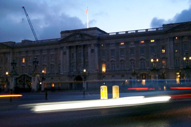 Speeding by Buckingham Palace, London, England
