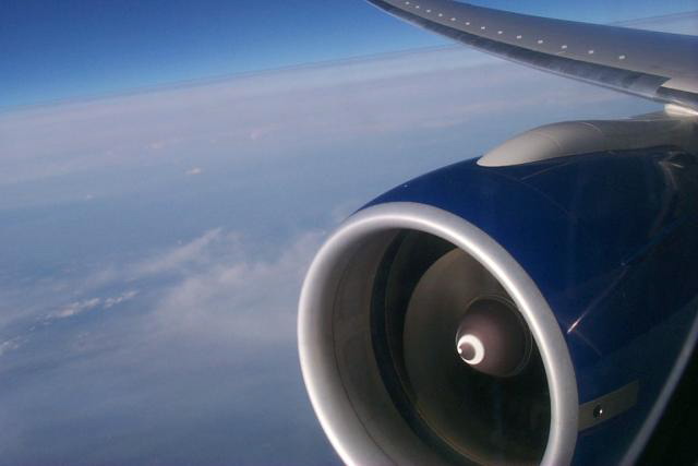 Engine from First - British Airways 777