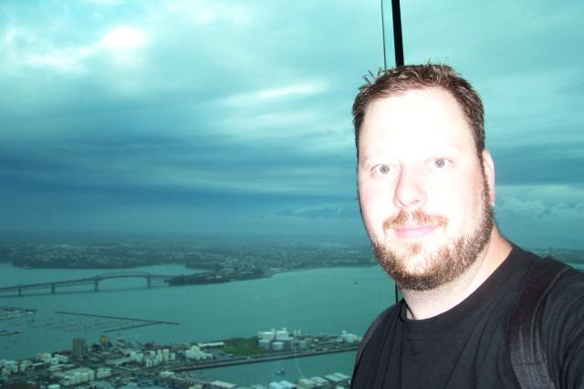 Self Portrait, Sky Tower, Auckland, New Zealand